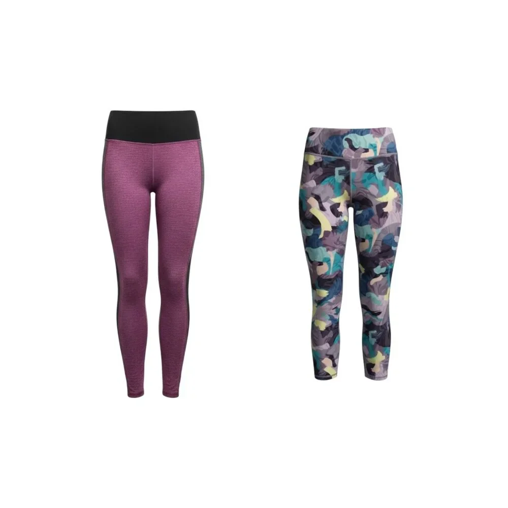 2 ATHLETA GIRL Leggings Full Length & Cropped Size 12‎